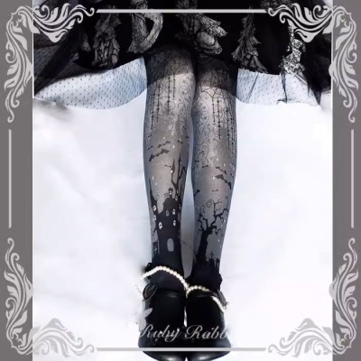 Ruby Rabbit Halloween Tights